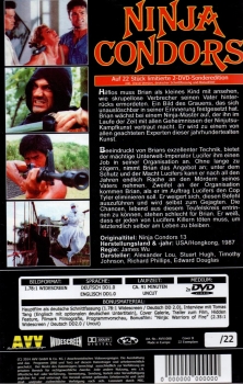 Ninja Condors - Große Hartbox von AVV - 2-DVD Sonderedition - Limited Edition - Cover A2 (B)